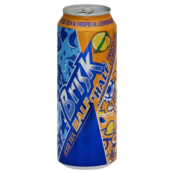 Brisk Half & Half Iced Tea & Tropical Lemonade, 24 Fl. Oz.