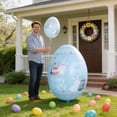 thumbnail image 4 of ddioayh Easter PVC Inflatable Eggs Outdoor Decoration with Bunny Design Easy Inflate Deflate Portable Waterproof for Patio Garden Party, 4 of 6