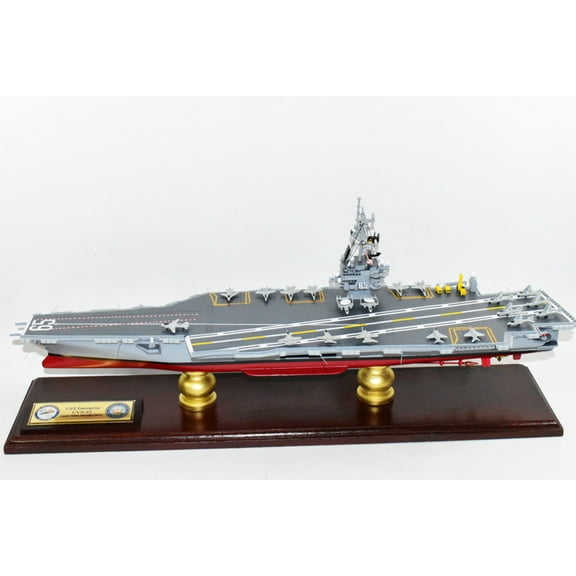 USS Enterprise (CVN-65) Aircraft Carrier Model - 24 inch,Navy,Scale Model,Mahogany,Enterprise Class
