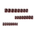 thumbnail image 2 of Uñas Postizas Dulyork Cuadradas Cortas Color Rojo Viento 24 Piezas, 2 of 6
