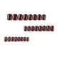 thumbnail image 2 of Uñas Postizas Dulyork Cuadradas Cortas Color Rojo Viento 24 Piezas, 2 of 6
