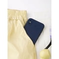 thumbnail image 7 of YONGHS Kids Girls Casual Baggy Wide Leg Palazzo Pants Solid Color Beach Trousers with Pockets Khaki 9-10, 7 of 7