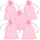 thumbnail image 2 of Bolsa Costalito de Organza PouchyPink 5Pzas Rosa 5x7cm Tela Bolsa Organza., 2 of 2