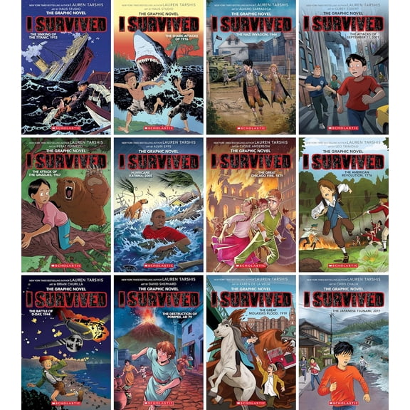I Survived Graphic Novel Series (12-Book Collection) by Lauren Tarshis
