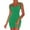 Green, variant on Seductiva Clothing Women's Bra Set Womens Summer Backless Sleeveless Sport Short Pant Strap Jumpsuit Rompers Nightwear for Romantic Date Wearing