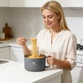 thumbnail image 4 of Creatine Stainless Steel Purpose Scald Large Capacity Instant Bowl 1700ml Double Layer Thermal Insulation Instant Bowl Leak Proof Pasta Bowls Lunch For Kitche, 4 of 6