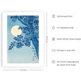 thumbnail image 2 of Haus and Hues Blue Posters - Japanese Japandi Traditional Blue Flower Print, Japanese Poster Cherry Blossom Wall Art Blue Posters Tree Wall Art Nature, Japanese Wall Decor Nature Art (12x16 Unframed), 2 of 6