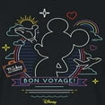 thumbnail image 3 of Disney - Mickey Mouse - Bon Voyage on the Cruise - Juniors Cropped Cotton Blend T-Shirt, 3 of 5