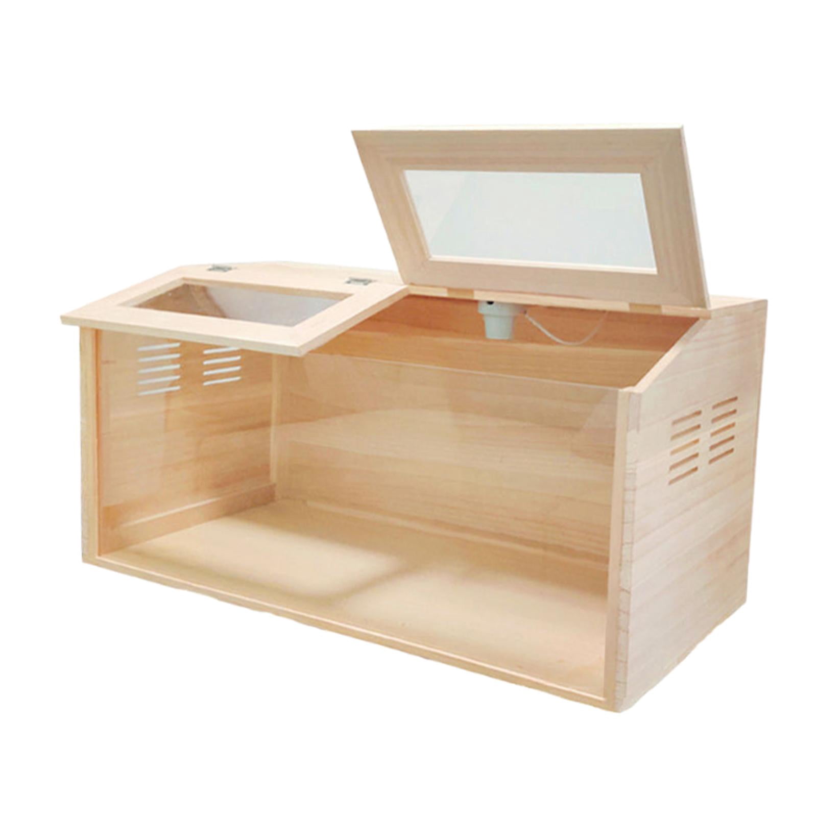 FashionCha Brooder Box for Chicks Spacious Small Chicken Coop for Ducks Quails Hamsters