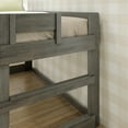 thumbnail image 5 of Max & Lily Loft Bed, Modern Farmhouse Wood Low Twin Loft Bunk Bed for Kids, Driftwood, 5 of 9