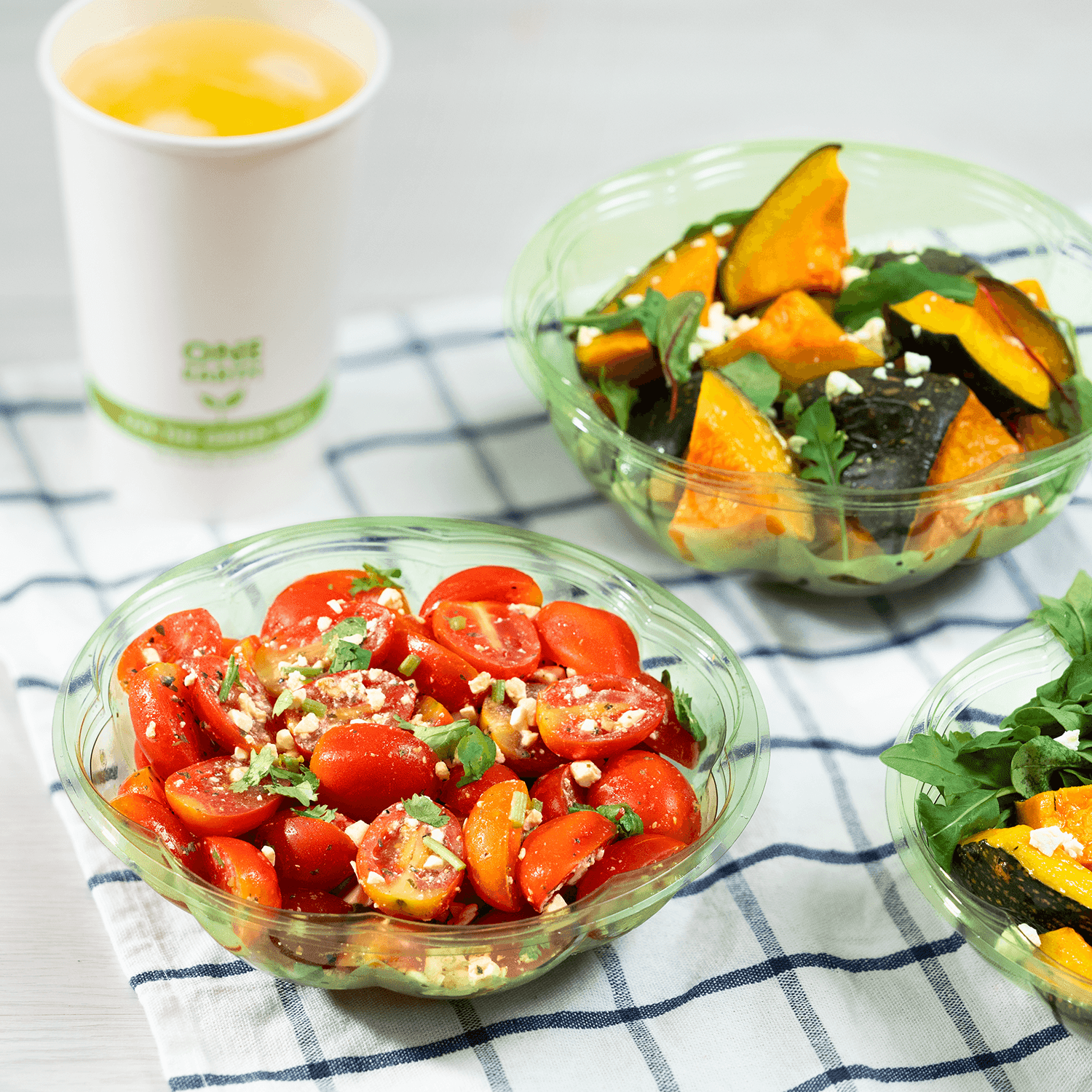 Karat Earth 24oz Salad Container, 175mm, Green - 300 pcs