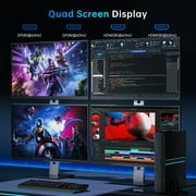 Kinupute Mini Gaming PC, Desktop Computer i9-13900F 24 Cores Upto 5.6GHz, 64G DDR4, 2T M.2 SSD, Windows 11 Pro, GeForce RTX4060 8G, Dual LAN, WiFi6E/BT5.3, Four Display, 8K Outputs, Optical