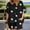 19-Black, variant on SELONE Lounge Sets for Women 2 Piece Outfits Pants Sets Casual Summer Round Neck Printed Short Sleeve Tops And Shorts Two Pieces Set Suit 19-Yellow XXL