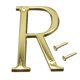 thumbnail image 2 of Letrero de licencia de Puerta de Símbolo de Números de Letras de de Zinc de Metal Colgante Flotante, a-Z, 26 Letras - Números, Bricolaje R Macarena Número de puerta Letra del alfabeto, 2 of 7
