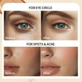 thumbnail image 5 of Cushion Concealer With Brush,Concealer Under Eye Corrector Cream, Concealer Makeup Full Coverage Concealer, Waterproof Color Correcting Concealer Pot Concealer, Long-lasting Cover up(Deep), 5 of 9
