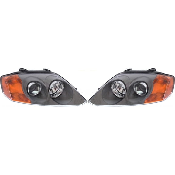 For Hyundai Tiburon Headlight Assembly 2003 2004 Pair Driver and Passenger Side CAPA | HY2502127 | HY2503127 | 92101-2C051 | 92102-2C051