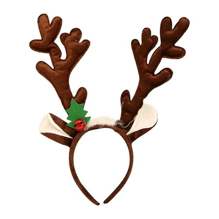 

Christmas Clearance Holiday Deals! Wjsxc Christmas Decorations Clearance Antler Head Button Children s Party Decoration Christmas Fabric Headband Christmas Head Button Gift