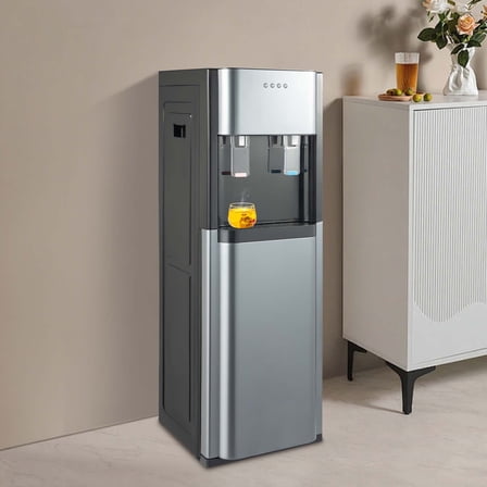 110V 20L Bottom Loading Water Dispenser, Water Dispenser with Heating and Cooling Functions for Both Home and Commercial Places