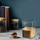 thumbnail image 3 of Vaso de Agua de Vidrio Acrílico con Asa, 12 Oz, Transparente, para Café, Té, Leche y Bebidas, Reutilizable y Fácil de Limpiar., 3 of 5