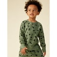 thumbnail image 5 of Little Star Organic Toddler 2Pc Sweatshirt & Harem Pants Set, Size 12M-5T, 5 of 9