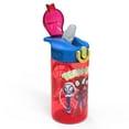 thumbnail image 6 of Zak Designs 2pc 16 oz Marvel Spider-Man Kids Water Bottle Plastic with Easy-Open Locking Spout Cover for Travel, Spidey and His Amazing Friends, 6 of 7