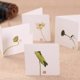 thumbnail image 2 of Tarjetas de Felicitación de pintura de paisaje chino, 10 piezas, pequeño regalo, mensaje grabable, flor de loto, postal, tarjeta de regalo, decoración de fiesta, 2 of 4