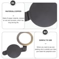 thumbnail image 5 of OUNONA Black Copper Privacy Door Viewer Cover High Security for Home 2Pcs, 5 of 8
