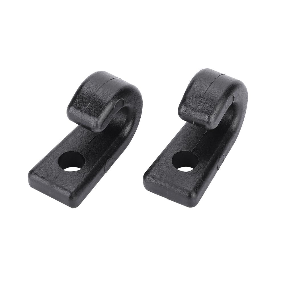 LYUMO Kayak Boat J Hook,1 Pair Durable Plastic J Shape Screws Lashing