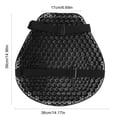 thumbnail image 2 of Cojín de asiento de gel universal para motocicleta Cojín de asiento transpirable con alivio de presión de absorción de impactos 3D, 2 of 9