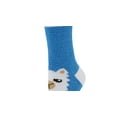 thumbnail image 2 of Airplus Holiday Aloe Infused Spa Crew Socks, Blue Llama, Women's Medium, Size 5-10, 2 of 3