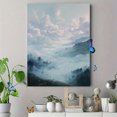 thumbnail image 4 of Misty Mountain Landscape Canvas Print Wall Art for Living Room Office Hotel Hallway, 4 of 8