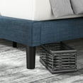 thumbnail image 5 of Zinus Omkaram 46" Upholstered Navy Platform Bed, King, 5 of 10