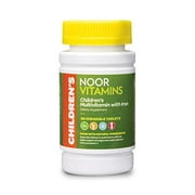 NoorVitamins Kids Formula Daily Chewable Multivitamin: Essential Vitamins For Immune, Bone & Eye Health with Iron - Non GMO & Gluten Free - Halal Vitamins 60 Count (2 Month Supply)