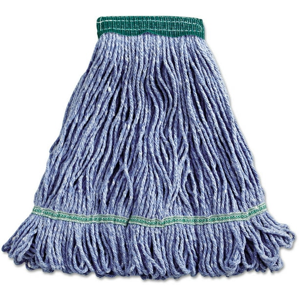 Boardwalk Blue Medium Cotton/Synthetic Super Loop Wet Mop Head ...