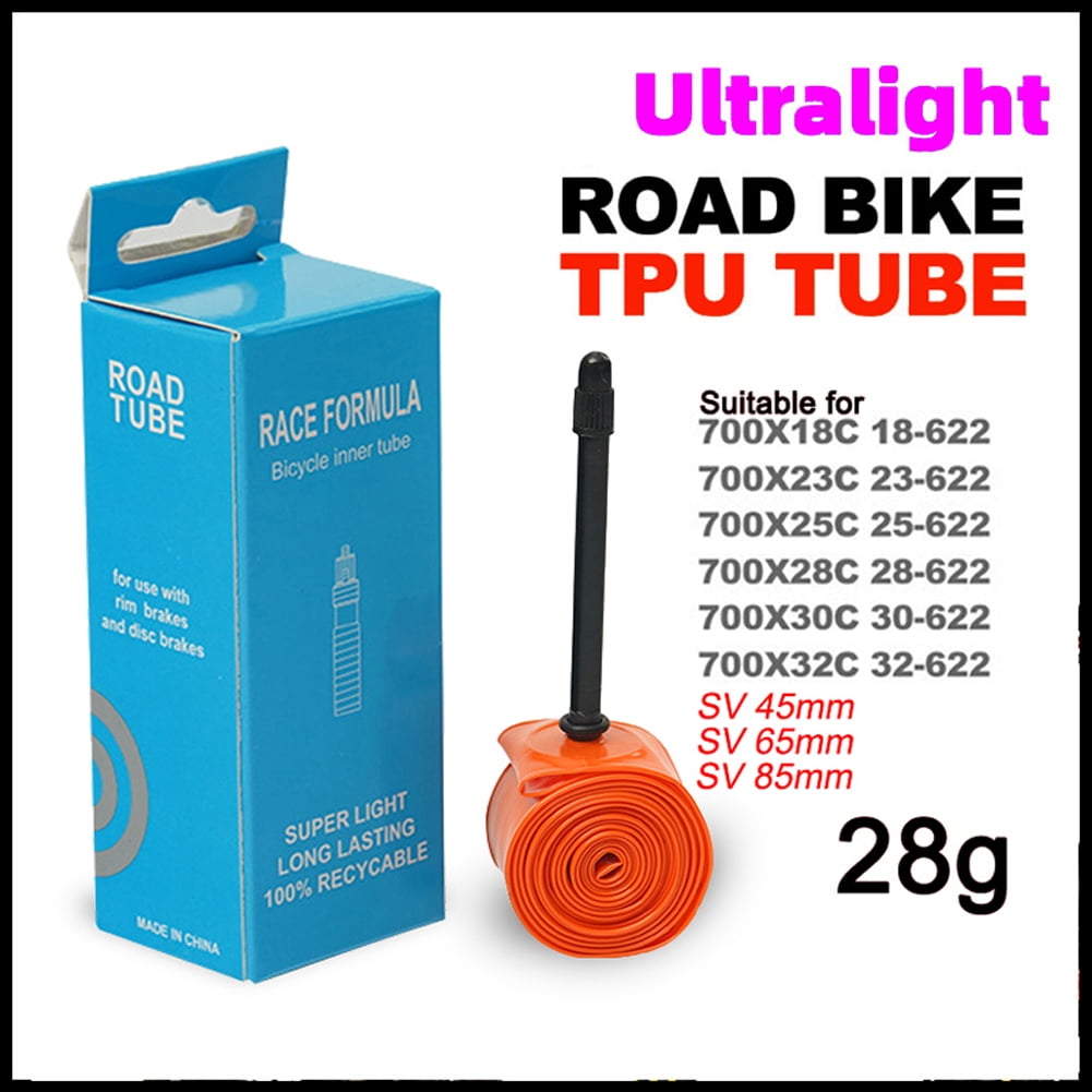 Ourlova 700c 45 65 85mm Velo Leger Chambre a Air Presta Valve Velo de Route Pneu Interieur Accessoires de Cyclisme