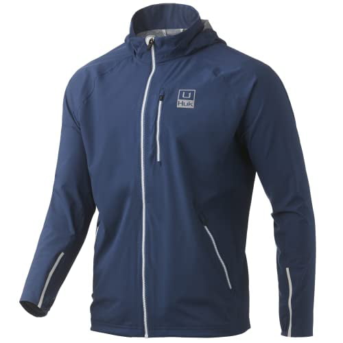 HUK Men's Standard Pursuit Waterproof & Wind Resistant Zip Jacket, Hunt  Club Camo, Small 