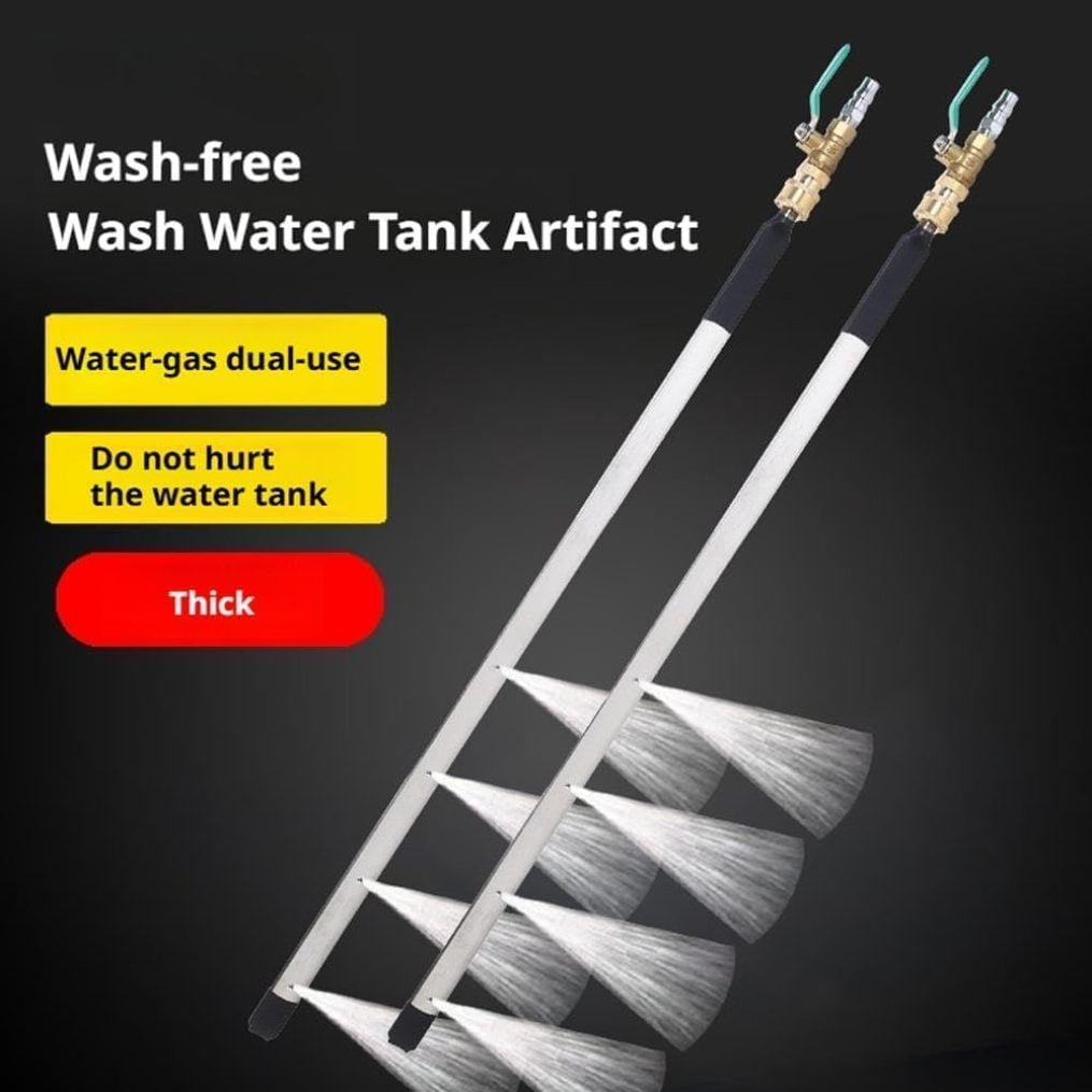 Radiator Cleaning Wand 23.6 Inch – Flat Design, Fan Nozzle, 180° Rotating Connector, For Pressure Washer