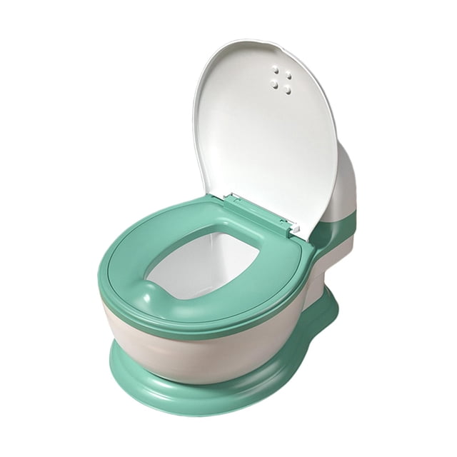 Orinal de Entrenamiento CUTICAT Para Niños Pequeños Almohadilla de Asiento Verde Dura