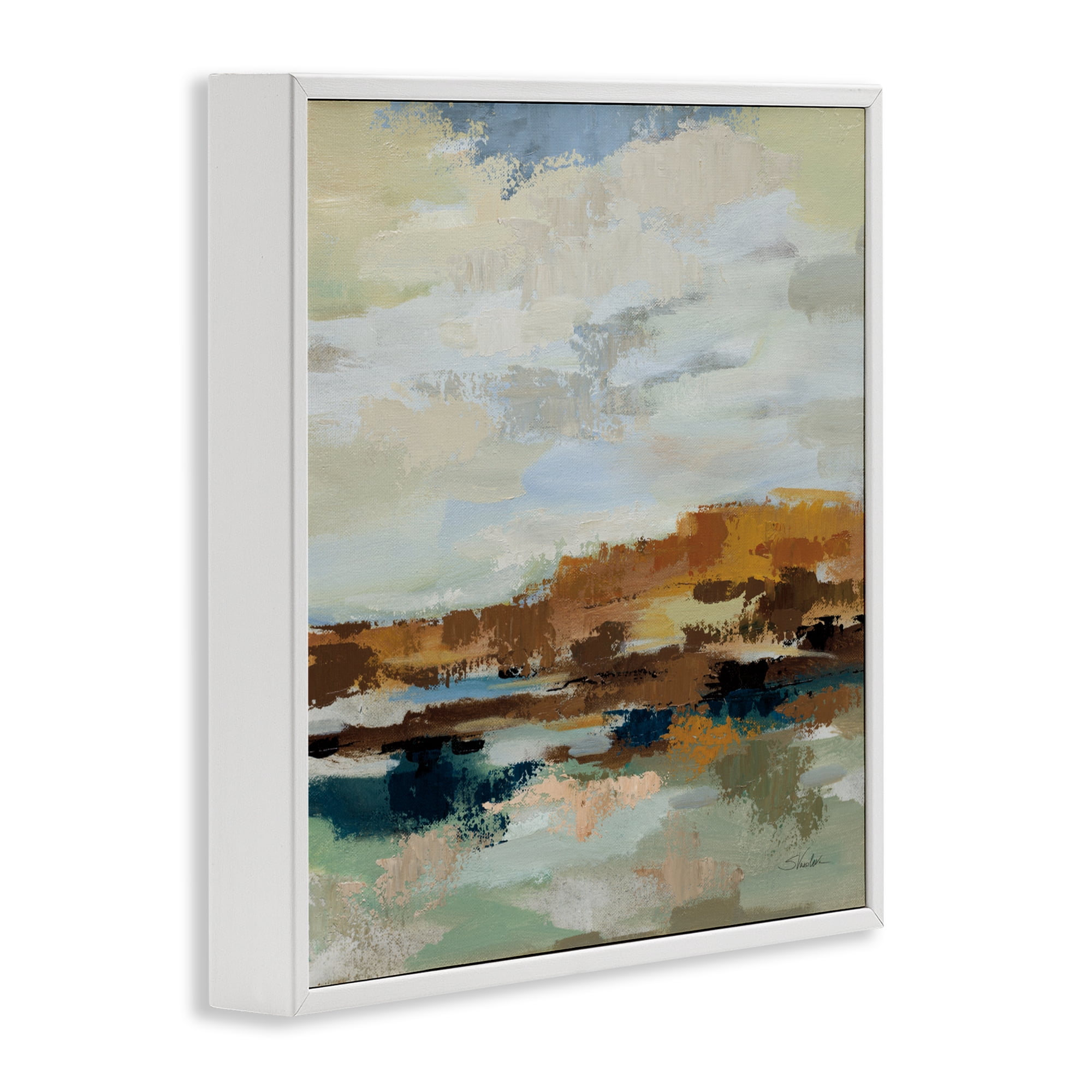 Stupell Industries American West Distortion White Framed Giclee Art, design by Silvia Vassileva