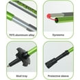 thumbnail image 6 of Danuosie Collapsible Trekking Poles, Ultralight Hiking Poles for Men, Women Walking Sticks for Camping, Mountaining, Backpacking, 7075 Aluminum with EVA Foam Grip, 110cm/120cm, 6 of 8