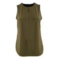 thumbnail image 4 of Women's Plus Size Sleeveless Keyhole Tank-OM-2X, 4 of 4
