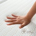 MLILY 3 inch Twin Size TriFolding Memory Foam Mattress, Portable Guest