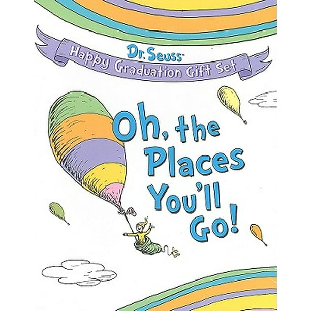 Oh the Places You'll Go!: Dr. Seuss Happy Graduation Gift Set - Walmart ...
