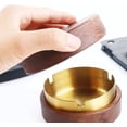 thumbnail image 3 of Wooden ashtray with lid, windproof, odor-proof, bar, office, lounge, party, 3 of 7