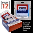 thumbnail image 2 of TCP Global - Pure Blue Superior Tack Cloths - Tack Rags (Box of 12) - Automotive Car Painters Professional Grade, 2 of 7