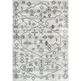 thumbnail image 2 of nuLOOM Rhonda Machine Washable Global Inspired Moroccan Area Rug, 8' x 10', Grey, 2 of 2