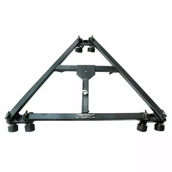 SHOOTVILLA Lightweight Universal Video Folding Dolly compact for Tripod Track