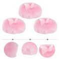 thumbnail image 3 of LEEYNEER 3PC Powder Puff Long Hair Talcum Powder Puff Baby Special Prickly Heat Powder Puff Plush Powder Puff Lovely Bowknot Design Powder, 3 of 8