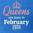 thumbnail image 3 of CafePress - Queens Are Born In February 29Th T Shirt - Mens Football Shirt, 3 of 4