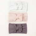 thumbnail image 2 of Toddler Baby Boys Its A Boy Bow Girls Stretch Solid Bow Stuff Hairband Headwear Headband Elastics Bow for Baby Hair Accessories 3 Pack Fall Headbands for Toddler Girls Headbands for, 2 of 5